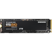 Disque SSD 970 EVO MZ-V7E2T0BW 2 To - M.2 2280 Interne - PCI Express (PCI Express 3.0 x4) Samsung - 3500 Mo/s Taux de transfer maximale en lecture - 256 bits Norme de cryptage - 5 Année Garantie