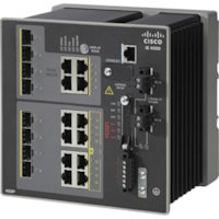 Cisco IE-4000-4S8P4G-E Layer 3 Switch - 12 Ports - Manageable - Gigabit Ethernet - 10/100/1000Base-TX, 1000Base-X - Refurbished - 3 Layer Supported - 4 SFP Slots - Optical Fiber, Twisted Pair - Rail-mountable - 5 Year Limited Warranty