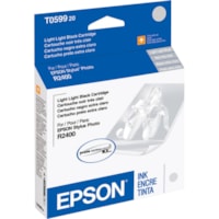 Epson T059 Original Ink Cartridge - Inkjet - 450 Pages - Light Light Black - 1 Each