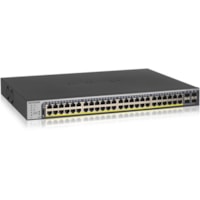 Commutateur Ethernet ProSafe GS752TP 48 Ports Gérable - Gigabit Ethernet - 10/100/1000Base-TX, 1000Base-X Netgear - 48 Ports - Gérable - Gigabit Ethernet - 10/100/1000Base-TX, 1000Base-X - 3 Couche supportée - Modulaire - 4 Emplacements SFP - 512,80 W Consommation d'énerg