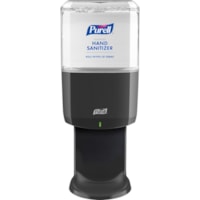 Distributeur de désinfectant PURELL® - Automatique - 1,27 quart (1200 mL) Capacité - Sans contact, Fixation Murale, Rechargeable - Graphite - 1 chaque