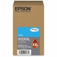 Epson DURABrite Pro 912XXL Original Extra High Yield Inkjet Ink Cartridge - Cyan Pack - 8000 Pages