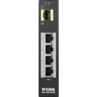 Commutateur Ethernet DIS-100G DIS-100G-5PSW 4 Ports - Gigabit Ethernet - 1000Base-X, 100/1000Base-T D-Link - 4 Ports - Gigabit Ethernet - 1000Base-X, 100/1000Base-T - 2 Couche supportée - Modulaire - 1 Emplacements SFP - Fibre Optique, Paire torsadée - Fixation au mur, Montage sur rail