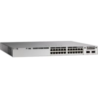 Cisco Catalyst 9300 24-port Data Only, Network Essentials - 24 Ports - Manageable - Gigabit Ethernet - 10/100/1000Base-T - 2 Layer Supported - 350 W Power Consumption - Twisted Pair - Rack-mountable - Lifetime Limited Warranty