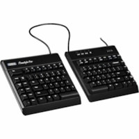 Kinesis Freestyle Pro KB900-BRN Keyboard - Cable Connectivity - USB Type A Interface - Windows 10, Linux, Mac OS X 10.4, Windows 8, Android, ChromeOS, Windows 11 - Computer - PC, Mac - CHERRY MX Brown Keyswitch