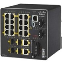 Cisco IE-2000-16TC-G-L Ethernet Switch - 20 Ports - Manageable - Fast Ethernet, Gigabit Ethernet - 10/100Base-TX, 10/100/1000Base-T - Refurbished - 2 Layer Supported - 4 SFP Slots - Twisted Pair - Desktop, Rail-mountable - 5 Year Limited Warranty