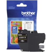 Brother LC3011YS Original Standard Yield Inkjet Ink Cartridge - Single Pack - Yellow - 1 Each - 200 Pages