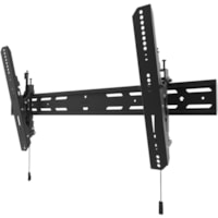 Kanto Wall Mount for Flat Panel Display - Black - 1 Display(s) Supported - 90" Screen Support - 200 lb (90718.47 g) Load Capacity - 100 x 100, 800 x 400 - Steel - 1