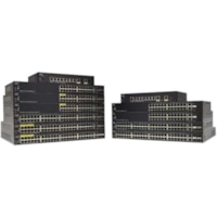 Commutateur Ethernet 350 SG350-10P 10 Ports Gérable - Gigabit Ethernet - 10/100/1000Base-TX, 1000Base-X - Remis à Neuf Cisco - 10 Ports - Gérable - Gigabit Ethernet - 10/100/1000Base-TX, 1000Base-X - Remis à Neuf - 3 Couche supportée - Modulaire - 2 Emplacements SFP - 