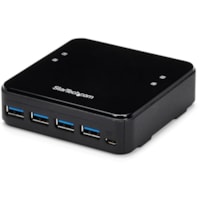 StarTech.com 4X4 USB 3.0 Peripheral Sharing Switch - USB Switch for Mac / Windows / Linux - 4 Port USB 3.0 Switch - USB A/B Switch - Share up to four USB 3.0 devices between four different computers - 4X4 USB 3.0 Peripheral Sharing Switch for Mac/Windows/Linux - Save by sharing USB devices such as a