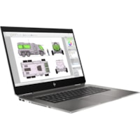 HP ZBook Studio x360 G5 15.6" Touchscreen Convertible 2 in 1 Mobile Workstation - Full HD - Intel Core i7 8th Gen i7-8850H - 16 GB - 256 GB SSD - English, French Keyboard - 1920 x 1080 - Windows 10 Pro - NVIDIA Quadro P1000 with 4 GB, Intel UHD Graphics 630 - In-plane Switching (IPS) Technology - Fr