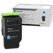 Lexmark Unison Original Extra High Yield Laser Toner Cartridge - Cyan Pack - 5000 Pages