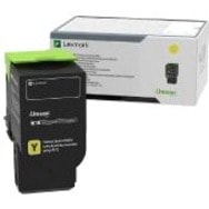 Cartouche toner Unison D'origine Très élevé Rendement Laser - Jaune Lexmark - 7000 Pages