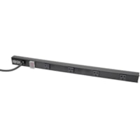 Tripp Lite by Eaton PS2404RA06B 4-Outlet Power Strip - NEMA 5-15P - 4 x NEMA 5-15R - 6 ft (1.83 m) Cord - 120 V AC Voltage - 1.80 kW - Rack-mountable - Black