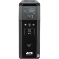 Schneider Electric Back-UPS Pro 1.5KVA Tower UPS - Tower - AVR - 16 Hour Recharge - 3.10 Minute Stand-by - 120 V AC Input - 120 V AC Output - 10 x NEMA 5-15R Receptacle(s) - 5 x Battery/Surge Outlet