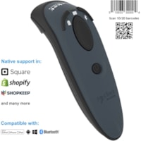 Scanner de code à barre DuraScan D760 Handheld - Sans fil Connectivité - Gris Socket Mobile - Sans fil Connectivité - 19,50 po (495,30 mm) Distance de lecture - 1D, 2D - Imager - Bluetooth - Gris