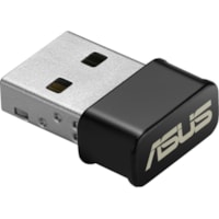 Adaptateur Wi-Fi USB-AC53 Nano IEEE 802.11ac pour Ordinateur de bureau/Notebook Asus - USB 2.0 - 1.17 Gbit/s - 2.40 GHz ISM - 5 GHz UNII - Externe