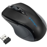 Kensington Pro Fit Wireless Mid-Size Mouse - Optical - Wireless - Radio Frequency - USB - 1600 dpi - Scroll Wheel - Medium Hand/Palm Size - Right-handed