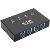 Commutateur USB U359-004 - USB - Externe - Noir Tripp Lite by Eaton - USB - Externe - 4 Port(s) USB - 4 Port(s) USB 3.0