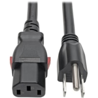 Tripp Lite series P007-L02 Standard Power Cord - For Monitor, PC, Server, Printer, Computer, Network Device - 125 V AC / 15 A - Black - 2 ft (0.61 m) Cord Length - NEMA 5-15P / IEC 60320 C13 - North America