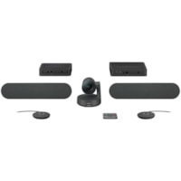 Matériel de vidéoconférence Rally Plus Logitech - Full HD - 30 fps - 1 x Réseasu (RJ-45) - USB - Gigabit Ethernet - Externe Enceinte(s) - Externe Microphone(s) - Bureau