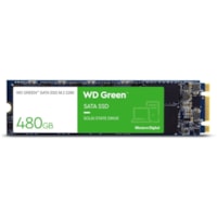 Disque SSD Green WDS480G2G0B 480 Go - M.2 2280 Interne - SATA (SATA/600) Western Digital - Ordinateur de bureau, PC All-in-One, Notebook Appareil compatible - 545 Mo/s Taux de transfer maximale en lecture - 3 Année Garantie