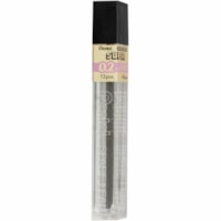 Recharge de crayon Super Hi-Polymer Pentel - 0.2 mm , Ultra fine Pointe - HB - Anti-fracture - 12 / Tube