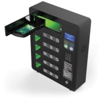 Locker PPL6 ChargeTech - Au plancher - pour Téléphone cellulaire, Portefeuille, Caméra de surveillance, Touche - Dimension totale hauteur de 19.3po x largeur de 15.3po x profondeur de 4.5po - Noir