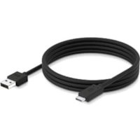 Câble de transfert de données 3.3 pi USB/USB-C - 1 Zebra - 3.3 pi USB/USB-C Câble de transfert de données pour Ordinateur mobile - Noir - 1