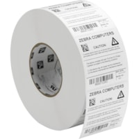 Zebra Label Polyester 4 x 2in Thermal Transfer Zebra Z-Ultimate 3000T 3 in core - 4" Width x 2" Length - Permanent - 2950 / Roll - White