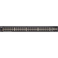 Cisco SF350-48 Ethernet Switch - 50 Ports - Manageable - Gigabit Ethernet, Fast Ethernet - 10/100/1000Base-T, 1000Base-X, 10/100Base-T - 3 Layer Supported - Modular - 4 SFP Slots - 24.20 W Power Consumption - Optical Fiber, Twisted Pair - Rack-mountable