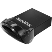 SanDisk 64GB Ultra Fit USB 3.1 Flash Drive - 64 GB - USB 3.1 Type A - Black