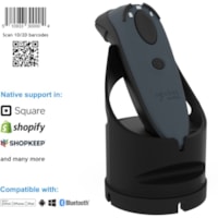 Scanner de code à barre DuraScan D740 Handheld - Sans fil Connectivité - Gris Socket Mobile - Sans fil Connectivité - 19,49 po (495 mm) Distance de lecture - 1D, 2D - Imager - Bluetooth - Gris