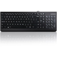 Lenovo 300 USB Keyboard - US English - Cable Connectivity - USB Interface - English (US)