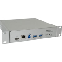 Matériel de vidéoconférence CONVERGE Huddle ClearOne - 2 x Réseasu (RJ-45) - 1 x Sortie HDMIEntrée ligne audio - Sortie ligne audio - USB - Gigabit Ethernet - Montable en rack, Fixation au mur, De table