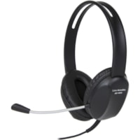 Cyber Acoustics AC-4006 USB Stereo Headset - Stereo - USB - Wired - 20 Hz to 20 kHz - Over-the-head - Binaural - Supra-aural - Uni-directional, Noise Cancelling Microphone