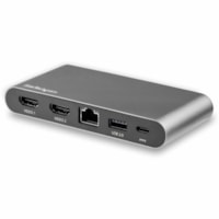 Station d'accueil USB 3.0 Type C pour Notebook/Moniteur - 100 W - StarTech.com - pour Notebook/Moniteur - 100 W - USB 3.0 Type C - 4 x Ports USB - 1 x USB 2.0 - 2 xUSB 3.0 - USB Type-C - Réseasu (RJ-45) - HDMI - Filaire - macOS 14, Windows 7, Windows 8, Windows 8.1, Windows 10, Windows 11, Ma