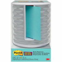 Distributeur de feuillets Post-it® - 3 po (76,20 mm) x 3 po (76,20 mm) Note - Gris