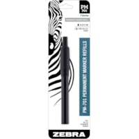 Recharge de marqueur STEEL Zebra - Fin Pointe - Lead Noir - 1 / emballage