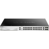 Commutateur Ethernet DGS-3130 DGS-3130-30TS 26 Ports Gérable - Gigabit Ethernet - 1000Base-T D-Link - 26 Ports - Gérable - Gigabit Ethernet - 1000Base-T - 3 Couche supportée - Modulaire - Fibre Optique, Paire torsadée