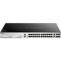 D-Link DGS-3130-30S Ethernet Switch - 2 Ports - Manageable - Gigabit Ethernet - 1000Base-X - 3 Layer Supported - Modular - 24 SFP Slots - Optical Fiber, Twisted Pair - Lifetime Limited Warranty