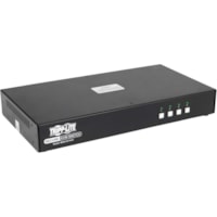 Tripp Lite by Eaton B002-DV1AC4 4-Port NIAP PP3.0-Certified DVI-I KVM Switch - 4 Computer(s) - 1 Local User(s) - 2560 x 1600 - 11 x USB - 5 x DVI 