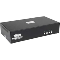 Tripp Lite by Eaton B002-DV2AC4 4-Port NIAP PP3.0-Certified DVI-I KVM Switch - 4 Computer(s) - 1 Local User(s) - 2560 x 1600 - 11 x USB - 10 x DVI 