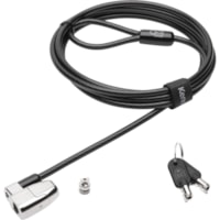 Kensington ClickSafe 2.0 Keyed Laptop Lock - Master - 5.9 ft (1.80 m) Cable - Master Keyed Lock - Carbon Steel - For Notebook