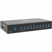 Tripp Lite by Eaton U360-010-IND 10-Port Industrial-Grade USB 3.0 SuperSpeed Hub - USB 3.0 Type B - External - 11 USB Port(s) - 11 USB 3.0 Port(s) - PC, Mac