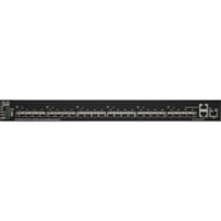 Cisco SG550XG-24F 24-Port 10G SFP+ Stackable Managed Switch - Manageable - 10 Gigabit Ethernet - 10GBase-X - Refurbished - 3 Layer Supported - Modular - 77.50 W Power Consumption - Optical Fiber - Rack-mountable, Desktop - Lifetime Limited Warranty