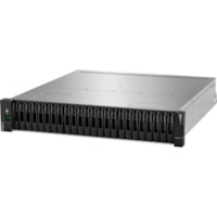 Lenovo ThinkSystem DE2000H Hybrid Storage Array - 24 x HDD Supported - 24 x SSD Supported - 2 x 12Gb/s SAS Controller - RAID Supported - 0, 1, 3, 5, 6, 10 RAID Levels - 24 x Total Bays - 24 x 2.5" Bay - 10 Gigabit Ethernet - 2 USB Port(s) - Network (RJ-45) - iSCSI, SSH, SMI-S, SNMP, SSL, LDAP - 4 SA