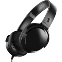 Casque Riff Filaire Sur tête Stéréo - Noir Skullcandy - Stéréo - Mini-phone (3.5mm) - Filaire - 32 Ohm - 20 Hz à 20 kHz - Sur tête - Binaural - Circumaural - 3.9 pi Câble - Noir