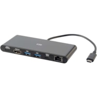 Station d'accueil USB 3.1 Type C pour Notebook/Tablette PC/PC de bureau - 60 W - Noir C2G - pour Notebook/Tablette PC/PC de bureau - 60 W - USB 3.1 Type C - 4K - 3840 x 2160 - 5 x Ports USB - 2 xUSB 3.0 - Réseasu (RJ-45) - HDMI - Noir - Thunderbolt - Filaire - Gigabit Ethernet