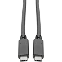 Tripp Lite series U420-C06 Thunderbolt 3 Data Transfer Cable - 6 ft (1.83 m) Thunderbolt 3 Data Transfer Cable for Docking Station, Hub, Notebook, MacBook, Smartphone, Chromebook, Ultrabook, Mobile Device, Wall Charger, External Hard Drive, Flash Drive, ... - First End: 1 x USB 3.1 (Gen 1) Type C - 
